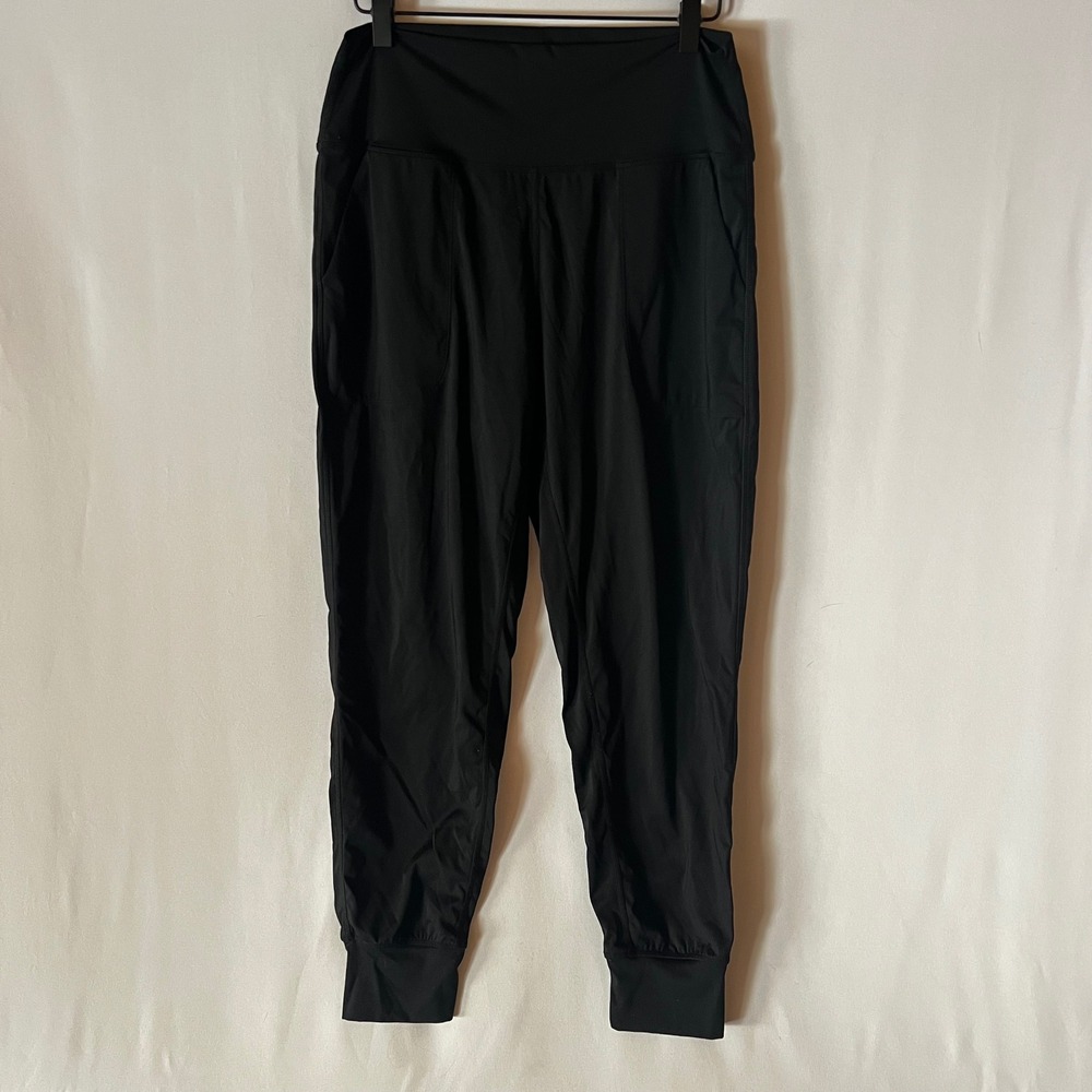 Gradual Women's Large Black Joggers Tapered Athletic Hiking Pants‎ Quick Dry Gym
